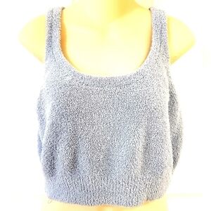 Stars Above Fuzzy Crop Top